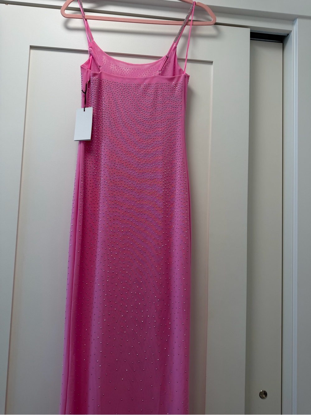 iris Pink Rhinestone-Embellished Dress - Picture 4 of 5